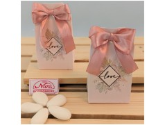 Scatole Portaconfetti con pampas da Matrimoni