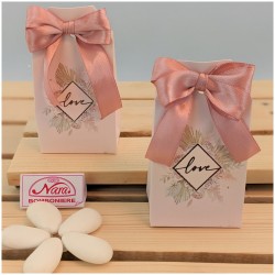 Scatole Portaconfetti con pampas da Matrimoni