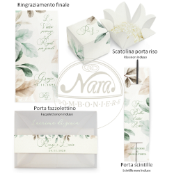 Partecipazioni Stile Natura con coordinati