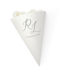 Partecipazioni da matrimonio verde con coordinato