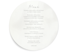 Partecipazioni da matrimonio verde con coordinato