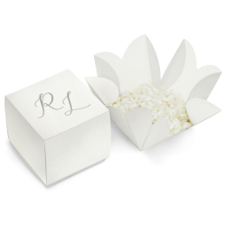 Partecipazioni da matrimonio verde con coordinato