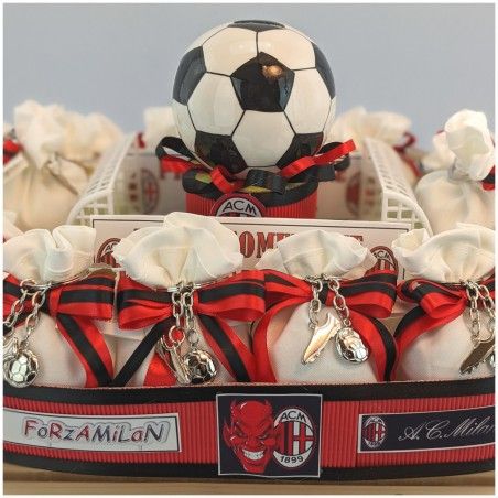 Sacchettini Bomboniera del milan Su stadio da Calcio