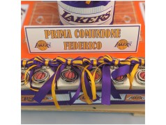 Bomboniere Basket portachiavi Lakers