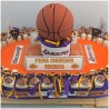 Bomboniere Basket portachiavi Lakers