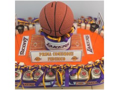 Bomboniere Basket portachiavi Lakers