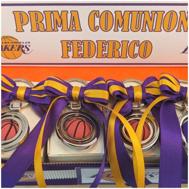 Bomboniere Basket portachiavi Lakers