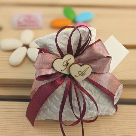 Sacchetti Confetti Matrimonio con iniziali