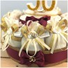 Torta porta sacchettini con placchetta 50 anniversario