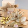 Bomboniere 50 Anniversario di nozze fiore oro
