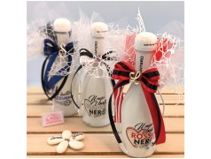 Bomboniere Vino Mini prosecco santero con squadre di Calcio