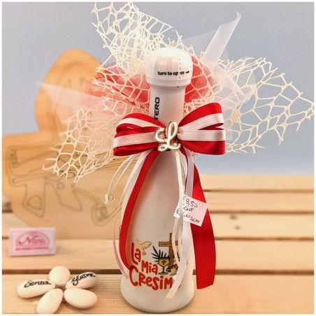 Mini Bottiglie prosecco Bomboniere per Cresima