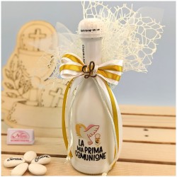 Mini Bottiglie prosecco Bomboniere per Comunione