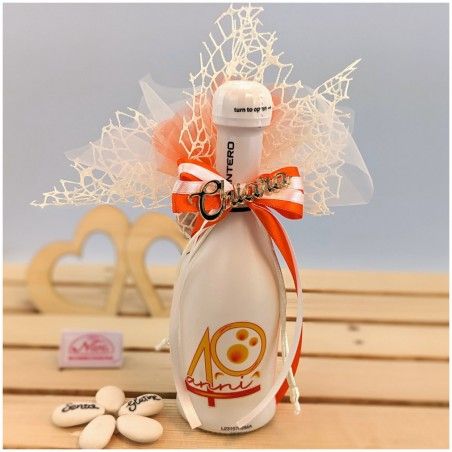 Bottiglie mini prosecco Bomboniere per 40 Compleanno