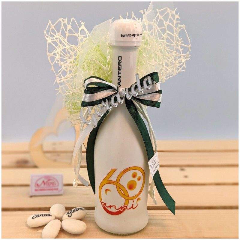 Bottiglie mini prosecco Bomboniere per 60 Compleanno