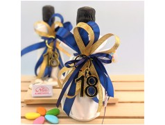 Bomboniere 18 anni bottiglia di vino piccola