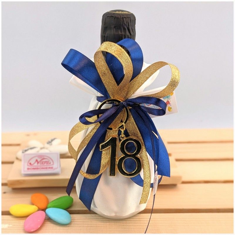 Bomboniere 18 anni bottiglia di vino piccola