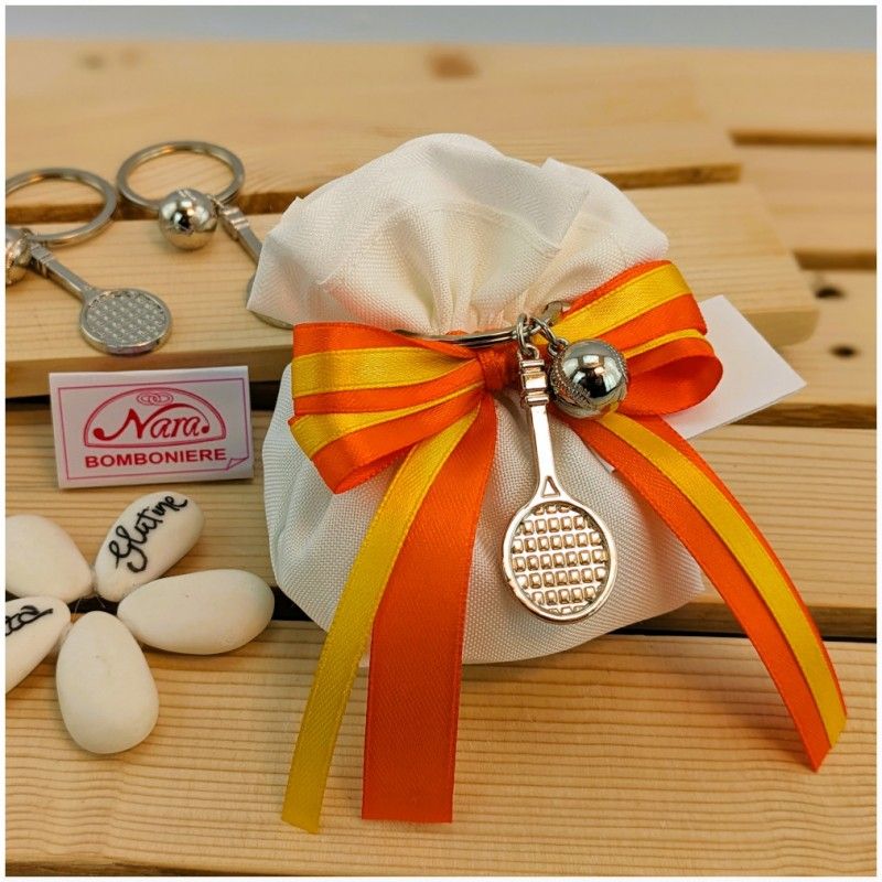 Wilson Portachiavi Con Pallina Da Tennis - Pendente In Feltro - Regalo Per Appassionati Di Tennis