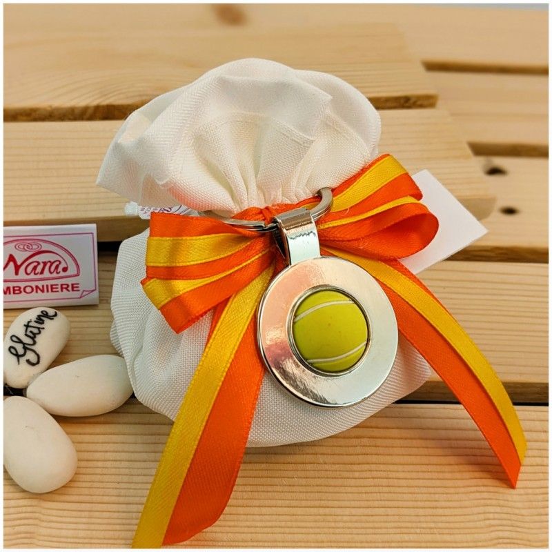 Portachiavi pallina da Tennis Bomboniera