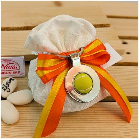 Portachiavi pallina da Tennis Bomboniera