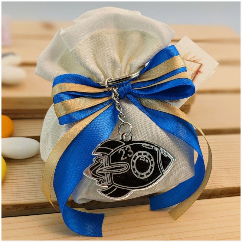 Bomboniere Portachiavi Missile Astronauta