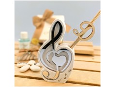 Bomboniera a tema Musica Profumatore chiave di Violino (di sol)