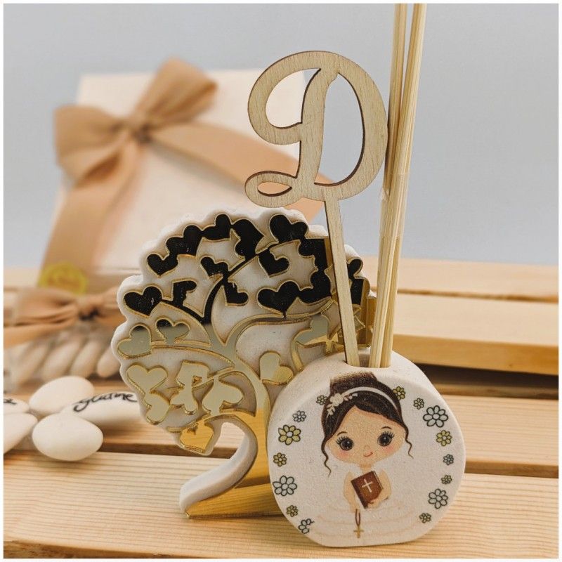 Bomboniera Prima Comunione profumatore Bambina