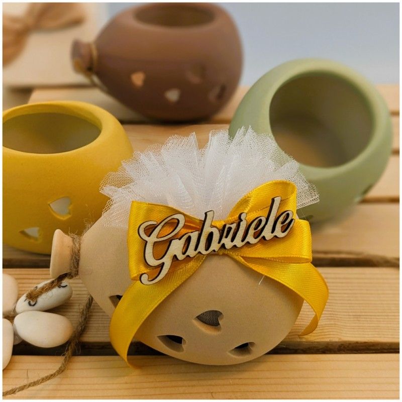 Bomboniere palloncino in ceramica