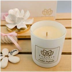 Candela Bomboniera Matrimonio bianca