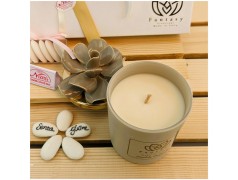 Candela Bomboniera Matrimonio tortora