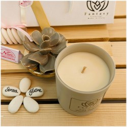 Candela Bomboniera Matrimonio tortora