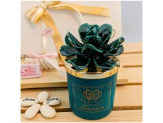 Candela Bomboniera Matrimonio ottanio