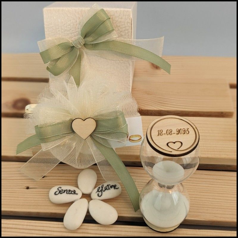 Bomboniera Matrimonio Clessidra