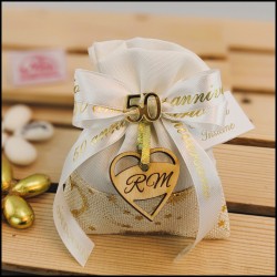 Sacchettini Bomboniere per nozze d'oro