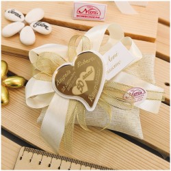 Cuore Personalizzato calamita Nozze d'oro