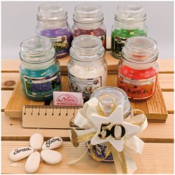 Candelina Profumata bomboniera 50 Anniversario