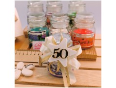 Candelina Profumata bomboniera 50 Anniversario