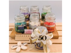 Candelina Profumata bomboniera 50 Anniversario