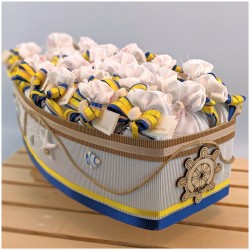 Barca porta bomboniere tema mare