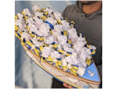 Barca porta bomboniere tema mare