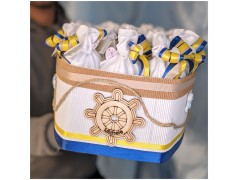 Barca porta bomboniere tema mare