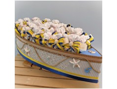 Barca porta bomboniere tema mare