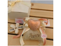 Bomboniere Nozze cuore martellato