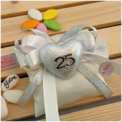 Bomboniere 25 anniversario di matrimonio