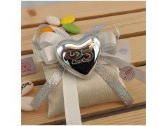 Bomboniere 25 anniversario di matrimonio