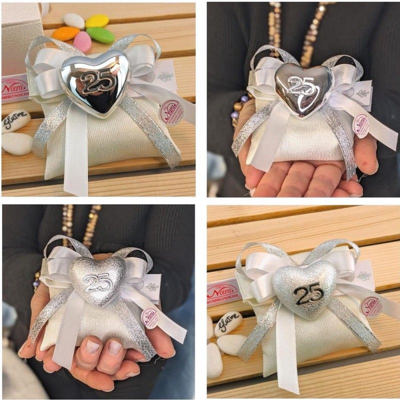 Bomboniere 25 anniversario di matrimonio