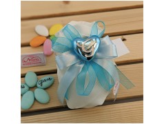 Cuore azzurro gold Claraluna