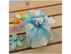 Cuore azzurro gold Claraluna