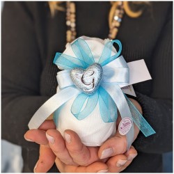 Cuore azzurro gold Claraluna