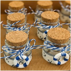 Bomboniera a tema mare Barattolini portaconfetti con salvagente